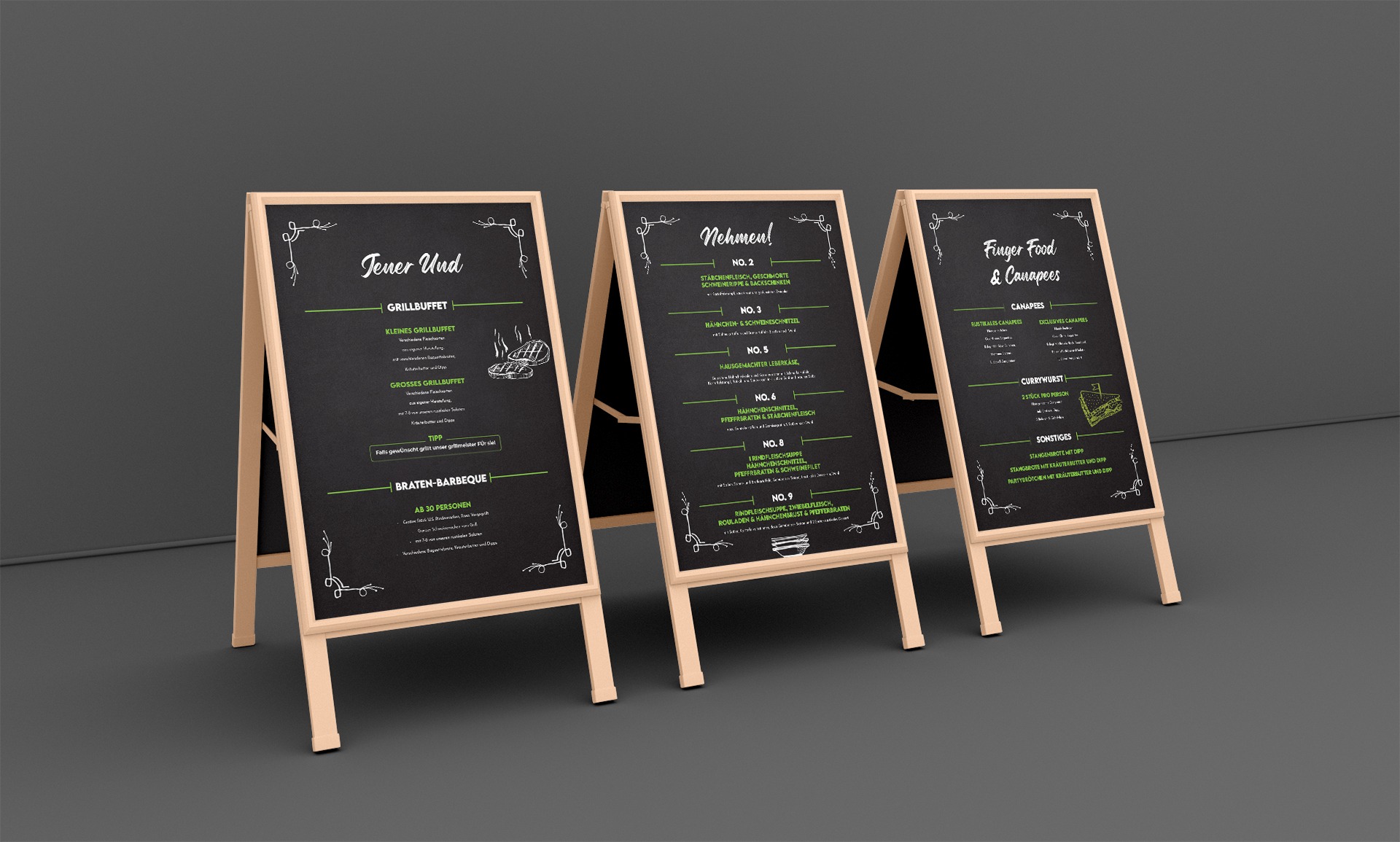 Wall Menu & Menu Boards