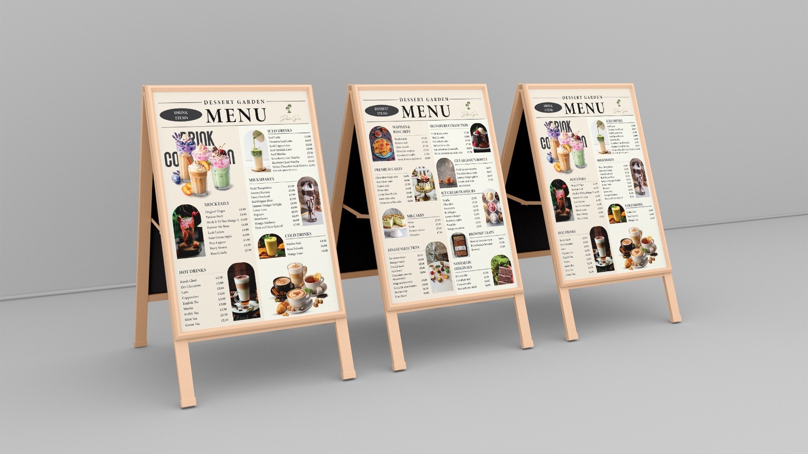 Wall Menu & Menu Boards