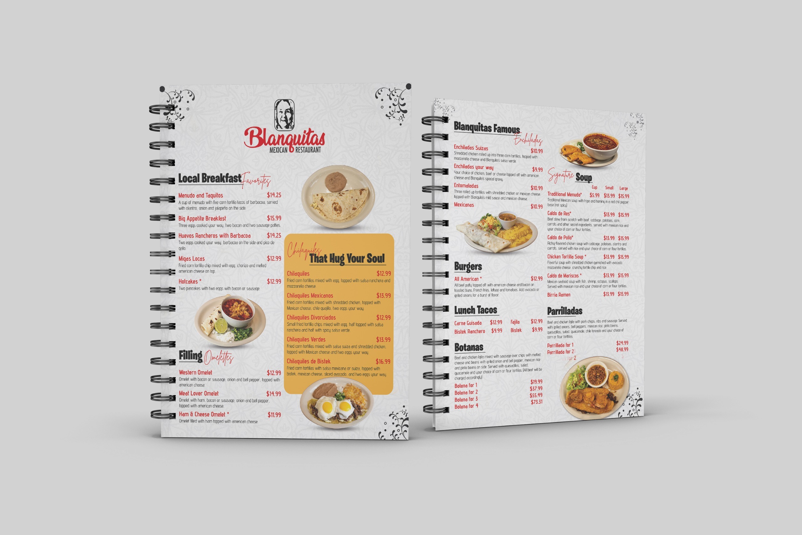 Menu Book