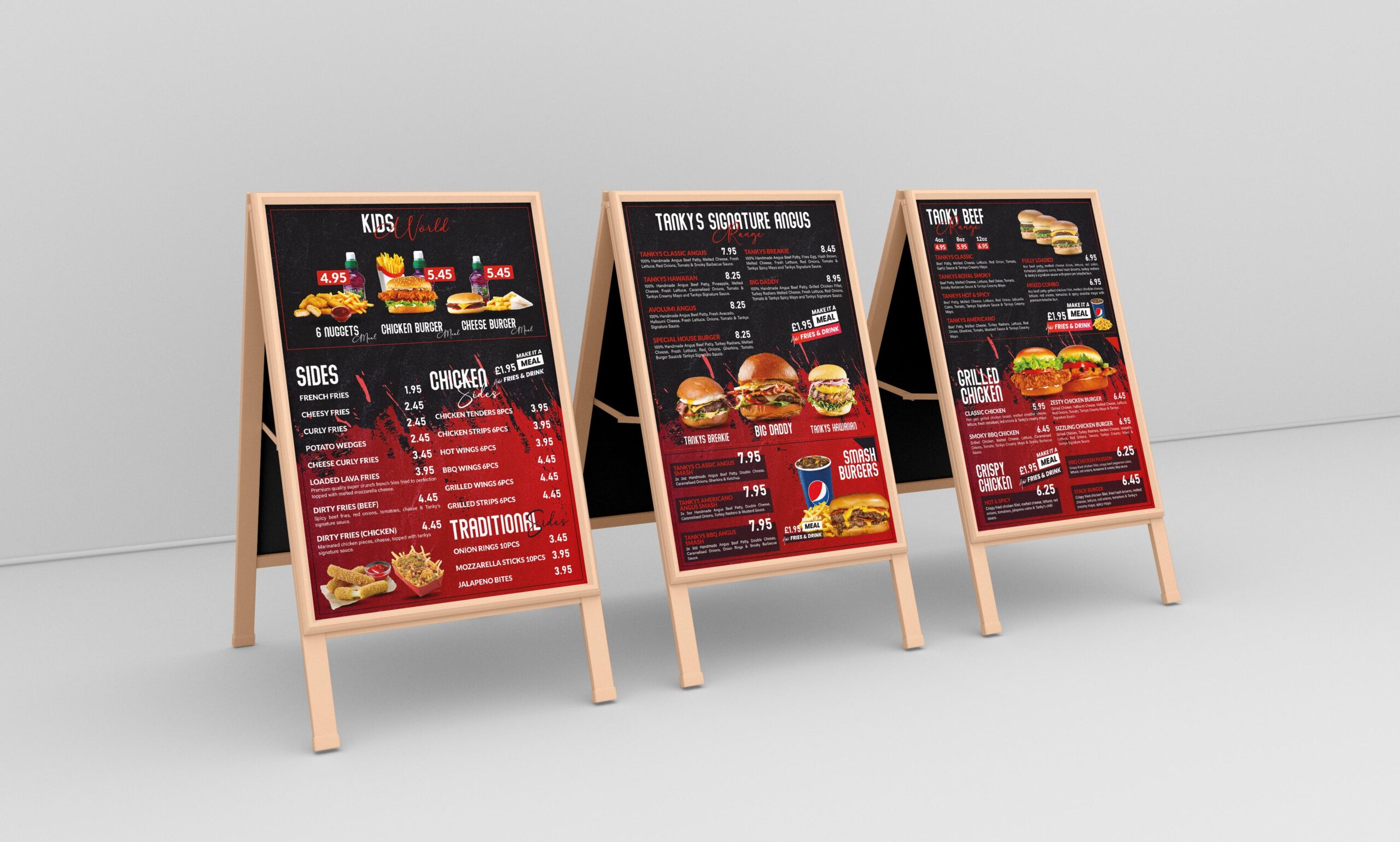 Wall Menu & Menu Boards