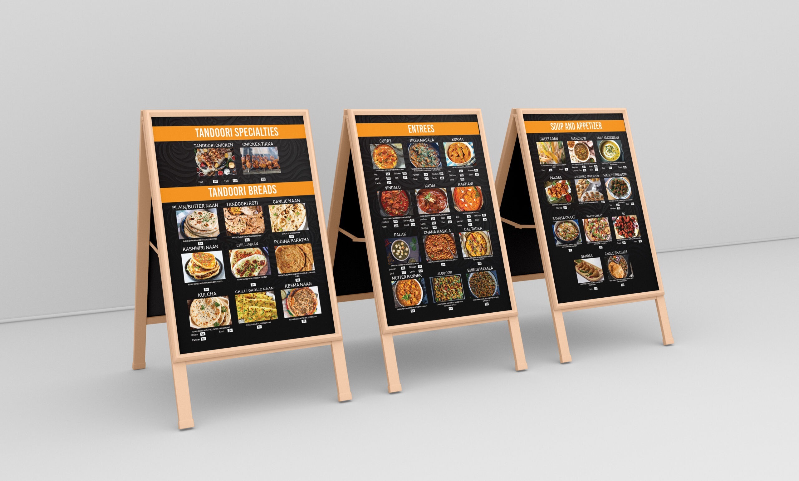Wall Menu & Menu Boards